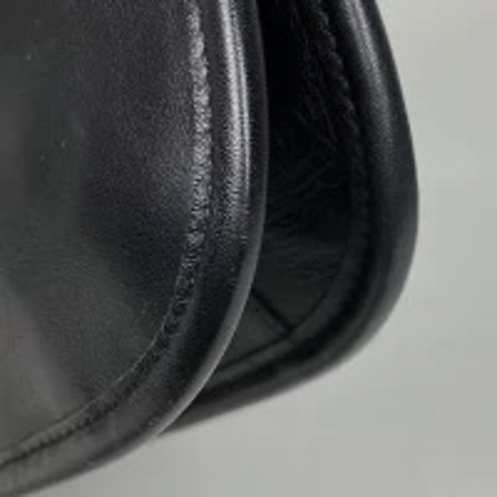 Gucci Web Shoulder Black Bag Leather Sherry